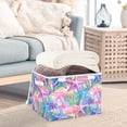 thumbnail image 3 of Yayeee Collapsible Cube Storage Bin with Lid Fabric Closet Decorative Basket with Handles, Gradient Starfish Pattern, 3 of 7