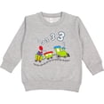 thumbnail image 2 of Inktastic Third Birthday Party Train Toddler Sweatshirt, 2 of 4