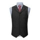 thumbnail image 1 of Camiseta sin mangas con cuello vuelto para hombre, de color liso, sin mangas, con múltiples bolsillos, cómoda y transpirable., 1 of 5