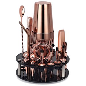20Pcs Cocktail Shaker Making Set Mixer Wine Shaker Home Drink Party Supplies Kit Bartender for Home