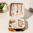 thumbnail image 6 of Thanksgiving Pumpkin Leaves Travel Portable Square Jewelry Organizer: Necklace Holder, Bracelet Holder, and More for Stylish Girls and Women, 6 of 6