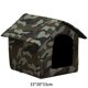 thumbnail image 3 of Impermeable Oxford Dog Cat Kennel Bed Sleep Tent House (Camuflaje verde S) Ehuebsd Para estrenar, 3 of 7