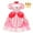 Rose, variante sur HAWEE Costume de Princesse Champignon Pêche Robe des Frères pour Filles
