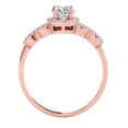 thumbnail image 4 of Aonejewelry 0.75 Ct Halo Diamond Engagement Ring 14K Solid Rose Gold, 4 of 4