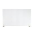 thumbnail image 1 of Clearance! beishanbush Home Decor Clear Perfection Reception Side Glass Counter Top 50 X 32Cm One Size Clear, 1 of 7