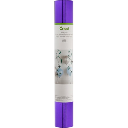 Cricut Party Foil 12"X48" Roll 2/Pkg-Purple