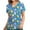 Multicolor, variant on BVOFAR Easter Scrub Tops for Women Bunny Eggs Print Tops Short Sleeve V Neck Stretchy Scrubs Holiday Nurse Working Uniform with Pockets