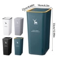 thumbnail image 2 of LPSSTORE Foot Pedal Can with Lid Waste for Kitchen Bathroom Hands Operation, 2 of 5
