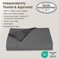 thumbnail image 4 of California Design Den Full Size Flat Sheet Only - 400 Thread Count 100% Cotton Sateen, Soft & Breathable - Grey, 4 of 9