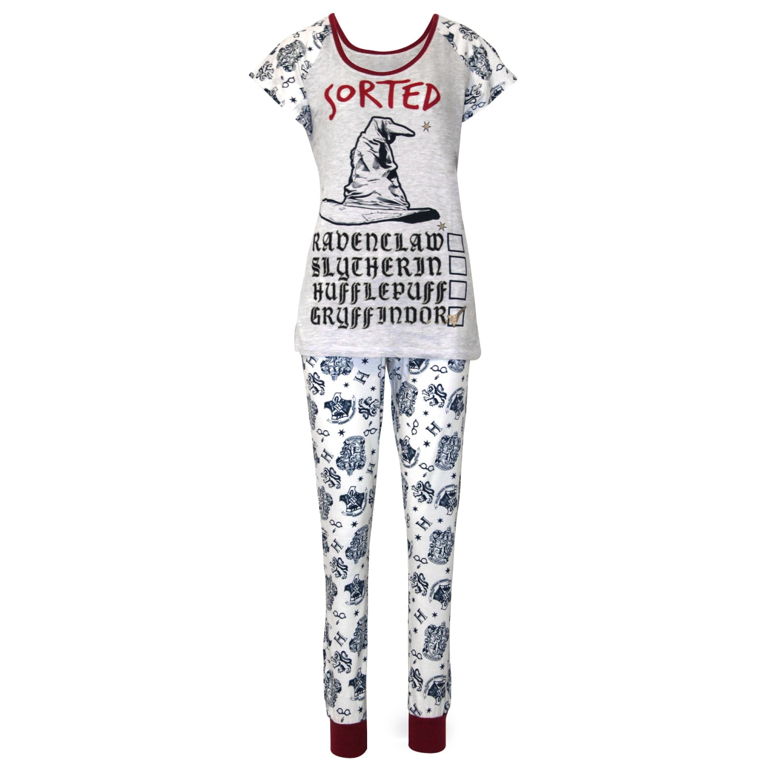 Harry Potter Womens Sorting Hat Pyjamas Walmart