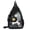 Black, variant on Cute Ita Bag for Men Women Kawaii Pin Display Backpack Fanny Pack Black Crossbody Hiking Day Pack