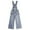 Blue-2744, variant on KIDSCOOL SPACE Girls Denim Overalls,2 Layers Raw Edge Hem Squared Pockets Jean Dungarees Pants,Light Blue,11-12 Years