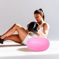 thumbnail image 4 of FONDOTIN Inflatable Pink Pilates Ball for Fitness and Balance Training with Thickened PVC Material, 4 of 6
