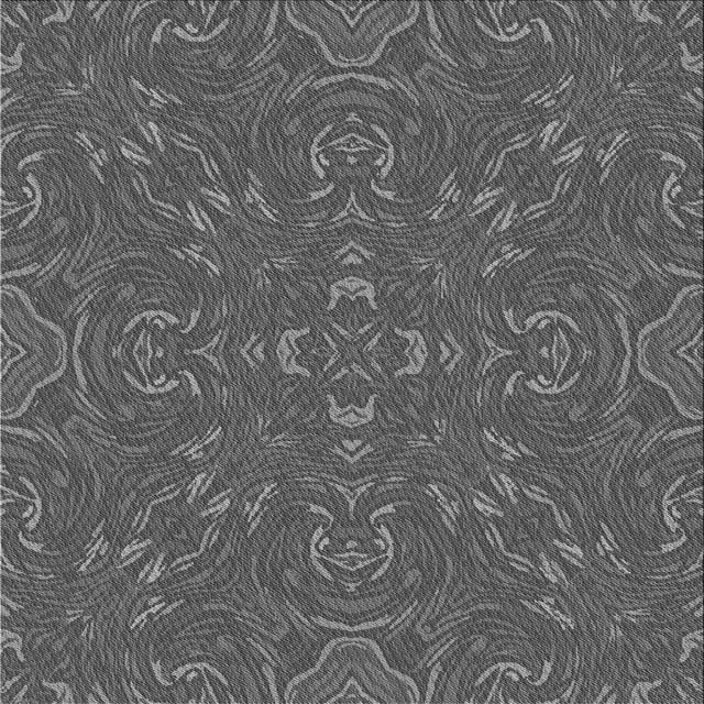 Ahgly Company Tapis d'Intérieur Lavable en Machine Carré Gris Transitionnel, 7 Pieds Carré