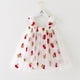 thumbnail image 1 of Falda de niña con tirantes, falda de niña bordada, falda de tubo dulce, falda de niña, falda de princesa, 1 of 6