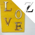 thumbnail image 4 of Toystoory Letras inglesas, superficie de espejo acrílico, pegatina de pared, cartel acrílico del alfabeto 3D Decoración del hogar Z, 4 of 6