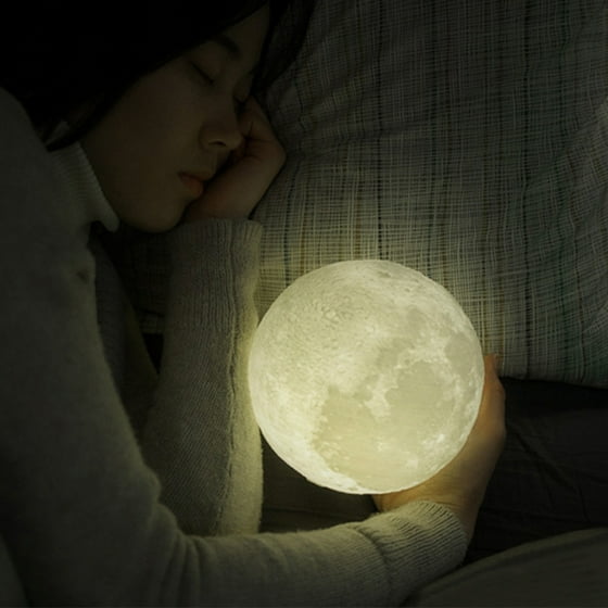 Redcolourful Moon Lamp 3d Lunar Night Light Migoom Led Full Redcolourful Moon Lamp 3d Lunar Night Light Migoom Led Full For Kids Globe Bedroom Decor Touch Glowing Table