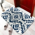 thumbnail image 2 of Bohemian Style 243 Non-Slip Memory Foam Bath Rug: Absorbent, Quick-Dry, Machine Washable, Soft & Comfortable - S, 2 of 7
