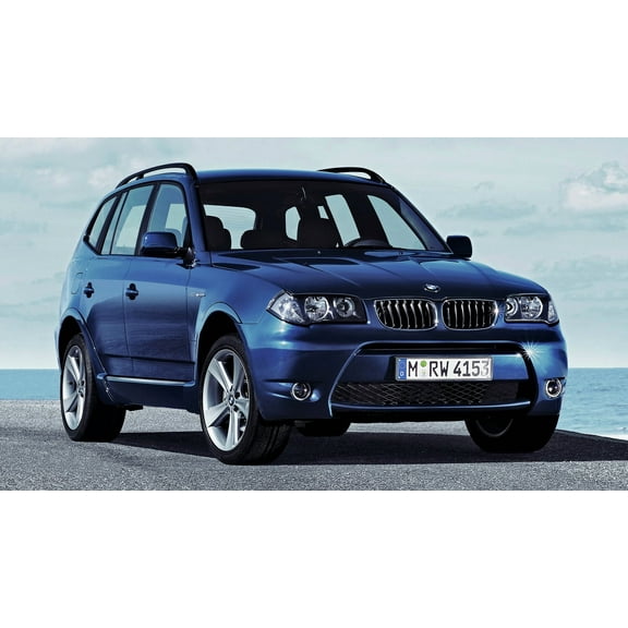 2004 BMW X3 Aerodynamic Car - 12x18 Inch Laminated Poster - Stunning Detail and Bold Colors