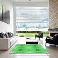 thumbnail image 7 of Ahgly Company Machine Washable Indoor Rectangle Transitional Neon Green Area Rugs, 4' x 6', 7 of 7