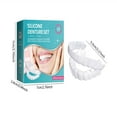 thumbnail image 3 of Tooth Care Silicone Dentures Stickers Set for Temporary Enhancement and Support, 3 of 8