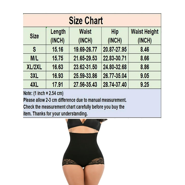 Youloveit Ladies' Buttocks Lifter Body Underwear High Waist Abdomen Shaping  Waist Girth Belly Control Panties Slimming Body Shaping