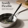 thumbnail image 4 of Silicone Spatula Set, 6 Pieces Food Grade Kitchen Utensils with Silicone Brush Heat Resistant BPA-free Rubber Spatula for Scraping, Baking, Cooking, Mixing Dishwasher Safe(Black), 4 of 9