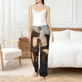 thumbnail image 4 of Salouo Sky Sunset Bronze Dragon Print Women's Pajama Pants Casual Loose Sweatpants PJs Flowy Pants Drawstring Palazzo for Women Wide Leg Pants Lounge Pajama -Medium, 4 of 8
