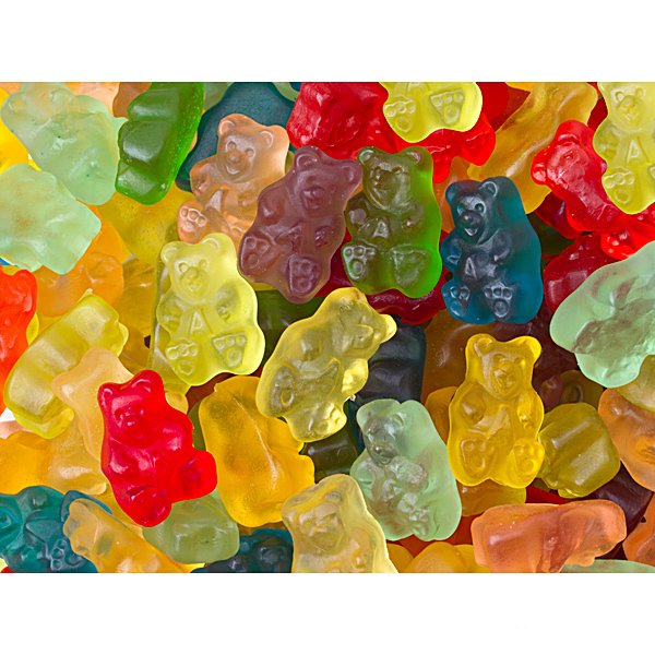 SweetGourmet Assorted Gummi Bears 12 Flavors Lemon, Cherry, Orange