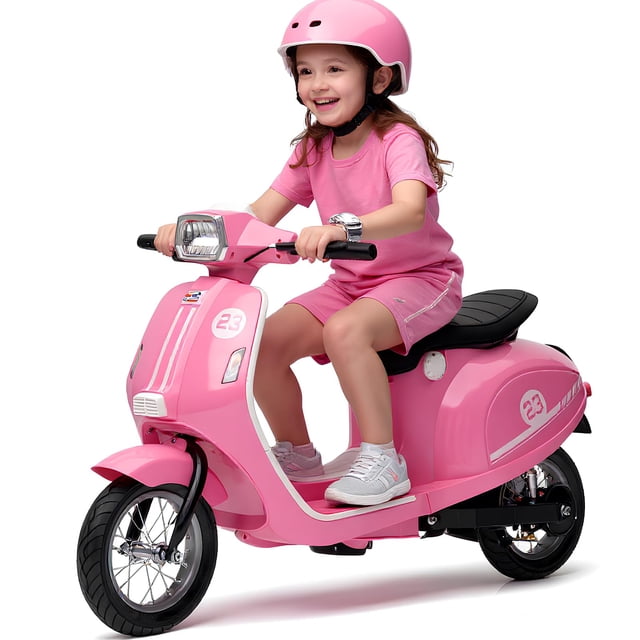 CazToi Motocicleta Eléctrica Infantil 24V 350W 22 KM/H para Niños Mayores