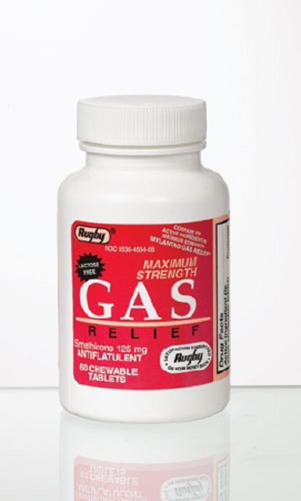 Major Gas Relief 125 mg Strength Chewable Tablet 60 per