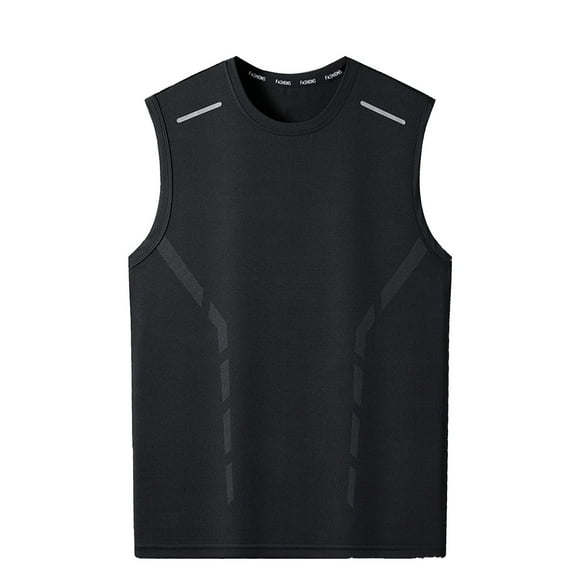 Admvng Débardeur pour Homme sous-Vêtement Mode Décontracté Couleur Unie Ajusté Sans Manches Haut M-5TG