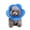 Blue, variant on Oioii Pet Protection Collar for Dogs,Cute Flower Design Recovery Collar,Protective Elizabethan Collar To Prevent Licking and Biting,Comfortable and Lightweight for Wound Healing and Daily Care,S