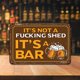 thumbnail image 2 of Placa Metal Vintage Es Una Barra Pintura Hierro Rectangular Arte La Pared 30x20 Cm, 2 of 9