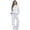 Butterfly Print White, variant on Renewold 2 Piece Lounge Sets for Women Matching Set Track Suit Mock Neck Sweatshirts and Wide Leg Drawstring Pants Workout Clothes for Jogging, Butterfly Print White, XS