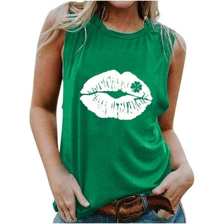 

REORIAFEE St. Patrick s Day Scrub Tops Women Easter Scrubs Nurse Working Uniforms Print V Neck Short Sleeve Medical Scrub Shirts Print Tank Tops Summer Beach Funny Graphic Tanks Vest Blouse L