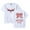 White, variant on SKZ Stray Kids Dominate World Tour Merch T-shirt men's and women's fashionable round neck casual short sleeved T-shirt for the street