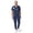 Navy, variant on Men’s Scrub Set Black M V-Neck Medical Scrubs with Jogger Pants 7 Pockets, Athletic Fit