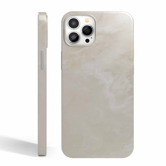 Tobelint Metallic Colored Marble Texture Case for iPhone 12 Pro, Slim Full Protective Cover with Side Print #139