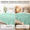 thumbnail image 2 of Yeciiwht Soft Gauze Blanket Breathable Lightweight Cotton Muslin Blankets Throw Blanket for Bed, Couch & Sofa, Cozy All-Season Home Blanket 90*79, 2 of 6