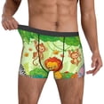 thumbnail image 2 of Kdxio Men's Boxer Briefs with African Animals in the Jungle Print - Comfortable and Breathable Underwear for Everyday Wear, 2 of 7