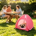 thumbnail image 5 of Cat & Dog Waterproof Tent House Washable Indoor/Outdoor Bed, Cave Nest for Small Pets, Portable Folding Shelter for Backyard Garden Patio Picnics Camping Travel, 5 of 9