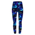 thumbnail image 4 of DDAPJ pyju Printed Leggings for Women Novelty Holiday Party Tights Buttery Soft Casual Yoga Pants Lightweight Ankle Length Milk Silk Legging Sales of the Day Multicolor L, 4 of 5