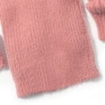 thumbnail image 5 of ROHUUQUE Little Boys Ribbed Turtleneck Sweater Knit Solid Color Long Sleeve Christmas Pullover for Winter Outdoor 01-Pink, 5 of 6