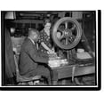 thumbnail image 2 of Historic Framed Print, Etta Sullivan and Jimmie Jones operating the canceling machine at the Treasury Department, 17-7/8" x 21-7/8", 2 of 9