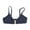 Blue - 437, variant on American Eagle Womens Gold Accent Bikini Swim Top, Blue, Small