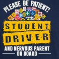 thumbnail image 3 of CafePress - Student Driver Nervous Parent Funny Drivin T Shirt - Men's Classic Graphic Cotton T-Shirt, 3 of 4