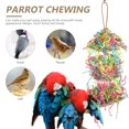 thumbnail image 2 of Birdcage Hanging Toy Lasting Parrot Chewing Plaything Natural Parrot Shredding Toy, 2 of 8