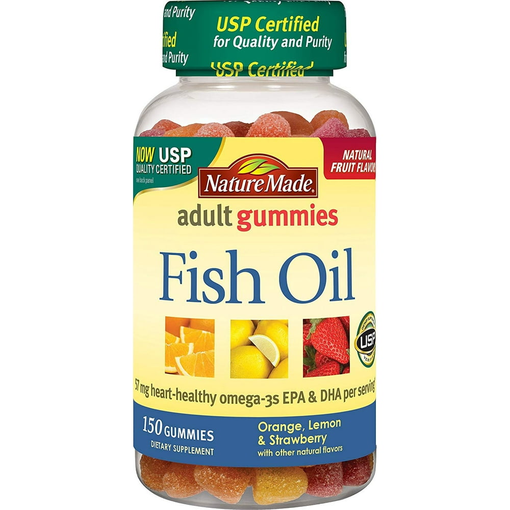 Nature Made Fish Oil Adult Gummies(57 mg of Omega3s EPA & DHA per