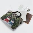 thumbnail image 5 of 16" Laptop Briefcase for Work Travel Laptop Shoulder Bag Carrying Handbag Laptop Case Two Snowmen Pattern, 5 of 8